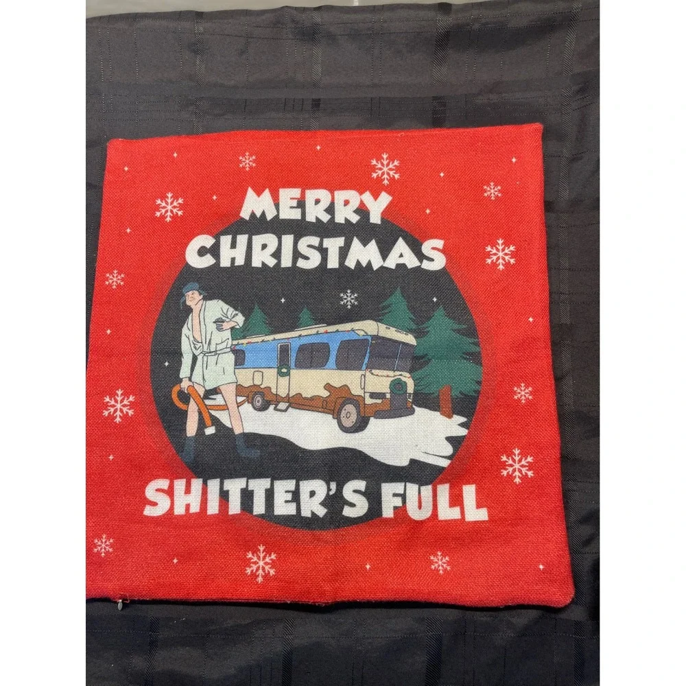 Christmas Vacation Pillow Shitter's Full‎ Decorative Throw Pillow 16